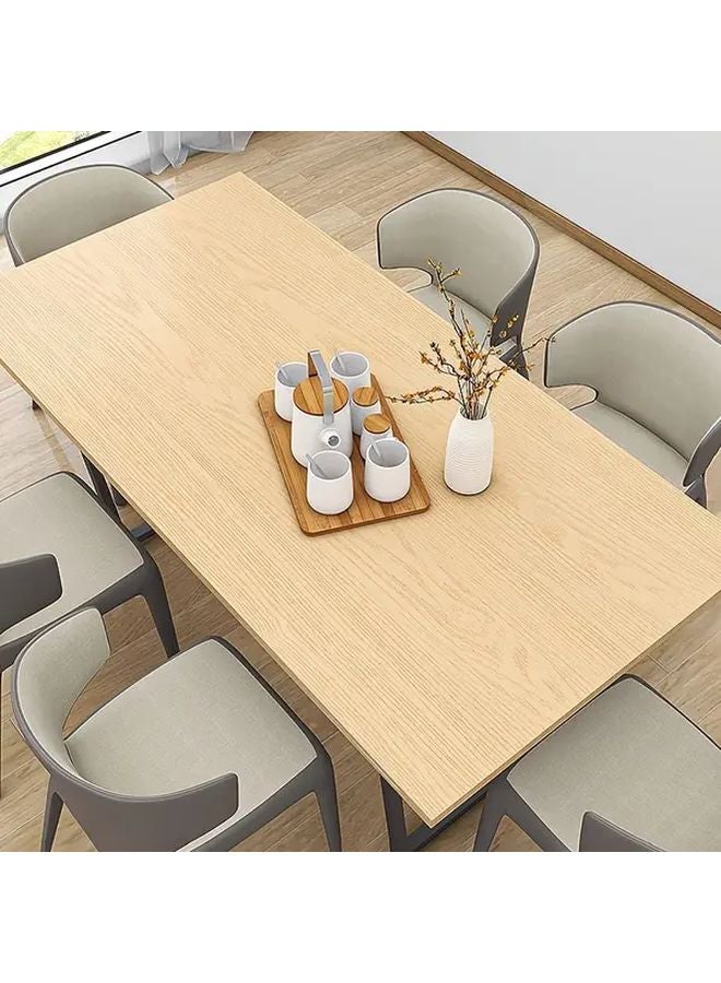Light Coffee Color Wood Grain Sticker Waterproof Self Adhesive Wallpaper 40cm x 600cm - Image 4